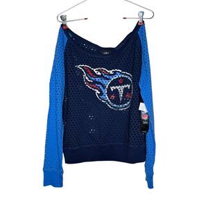 NFL Blue Long Sleeve Tennessee Titans Top